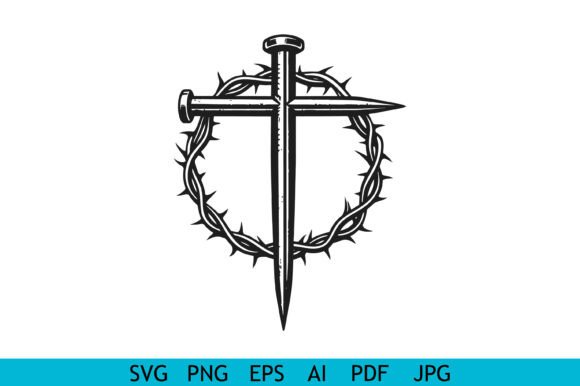Christian Cross Crown for Crafts