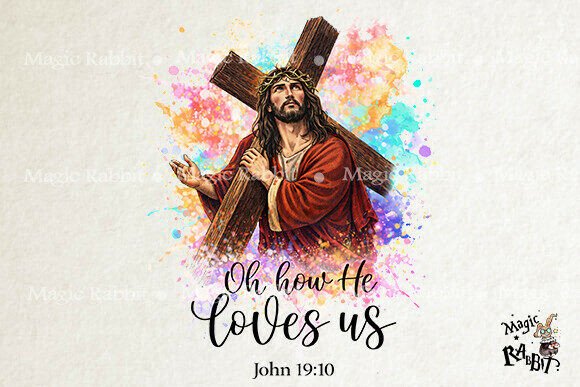 Jesus Cross Christian PNG Art for Crafts