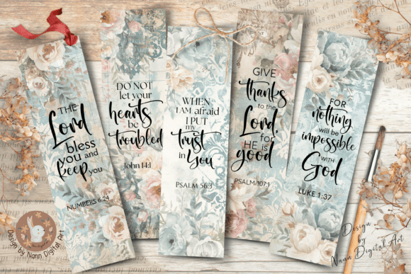 Printable Bible Verse Bookmarks Set 562